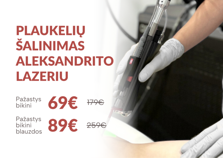 Plaukelių šalinimas Aleksandrito Deka Again Pro lazeriu